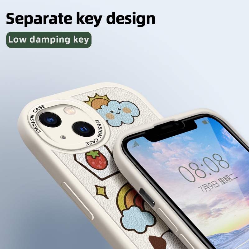 Ốp Điện Thoại Da Bò Silicon Mềm Chống Sốc Cho oppo reno 5 pro 5k 5g reno 4 reno 2 reno 2f reno 2z find x3 lite