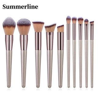 Mềm set cọ trang điểm tán nền đánh mắt khói phủ phấn đánh má hồng lông mềm