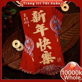Bao lì xì mừng năm mới 2024 màu đỏ may mắn