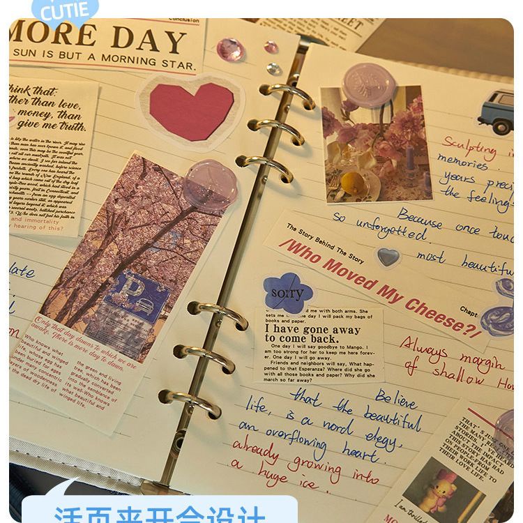 Sổ Tay Ghi Chú Hai Chiều Họa Tiết Chú Chó maltese Phong Cách harry potter Dễ Thương 1123hw