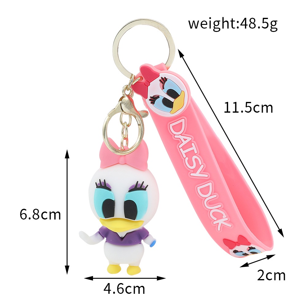 Móc Khóa Hình Chú Chuột mickey minnie stitch Dễ Thương