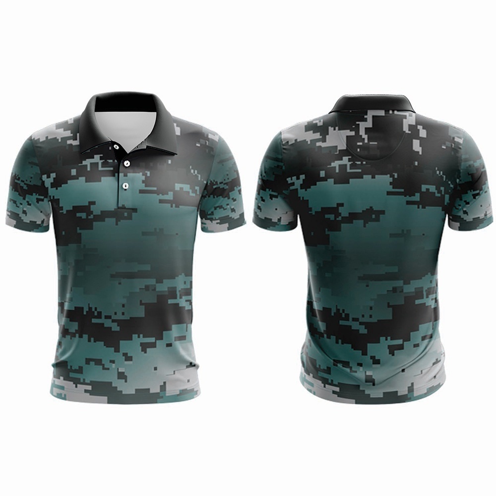 Áo Thun unisex Màu Xanh Lá Cây Họa Tiết camo muslimah jersi