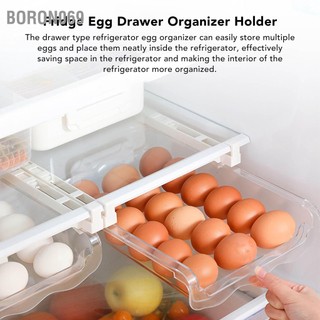 Boron069 tủ lạnh trứng ngăn kéo người tổ chức giá đỡ nhựa dung tích lớn ổ cắm dài cao cấp đựng để kệ nhà bếp