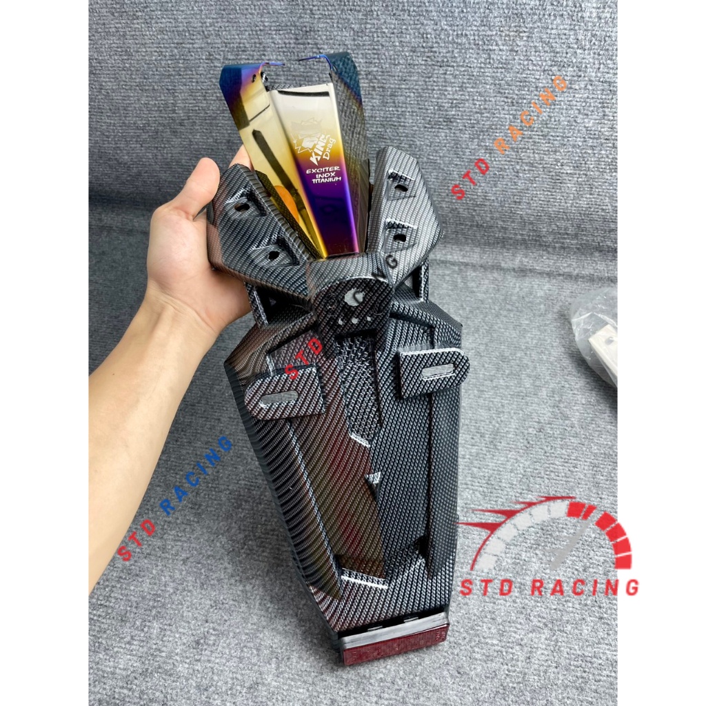 DÈ MALAI V2 CACBON PAT DÈ TITAN 7 MÀU GẮN EXCITER 150