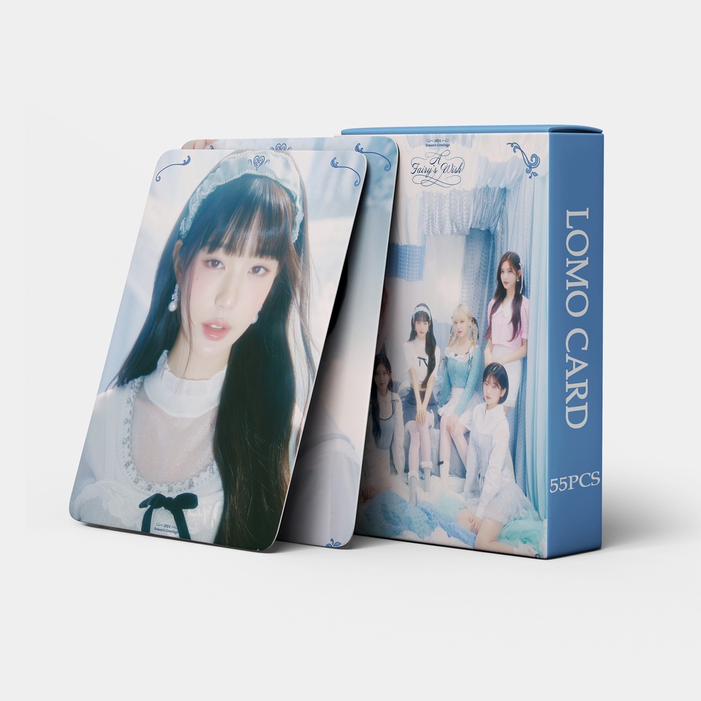 55pcs IVE A Fairy's Wish New Album Photocards 2024 season's greetings I’VE MINE Lomo Cards WONYOUNG YUJIN LIZ LEESEO REI GAEUL Kpop Postcards On Sale JY