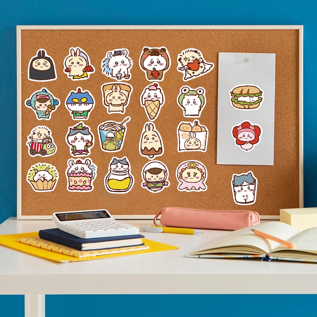 Bộ 65 Miếng Dán Trang Trí Mũ Bảo Hiểm / Bút Chì Họa Tiết graffiti Dễ Thương Chống Thấm Nước