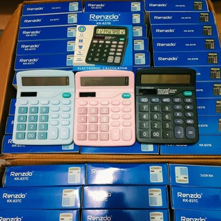 Máy tính Renzdo KK-837C xài pin & năng lượng mặt trời