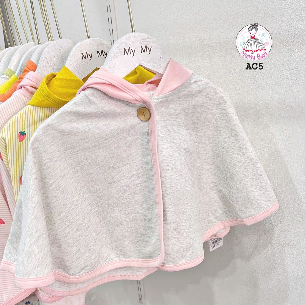 Áo choàng thỏ hồng tai dài chống nắng thấm hút mồ hôi [MyMyBaBy AC5]