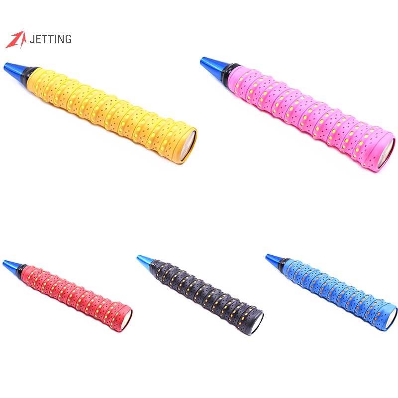 Băng Quấn Cán Vợt Cầu Lông / tennis Thấm Hút Mồ Hôi Chống Trượt j