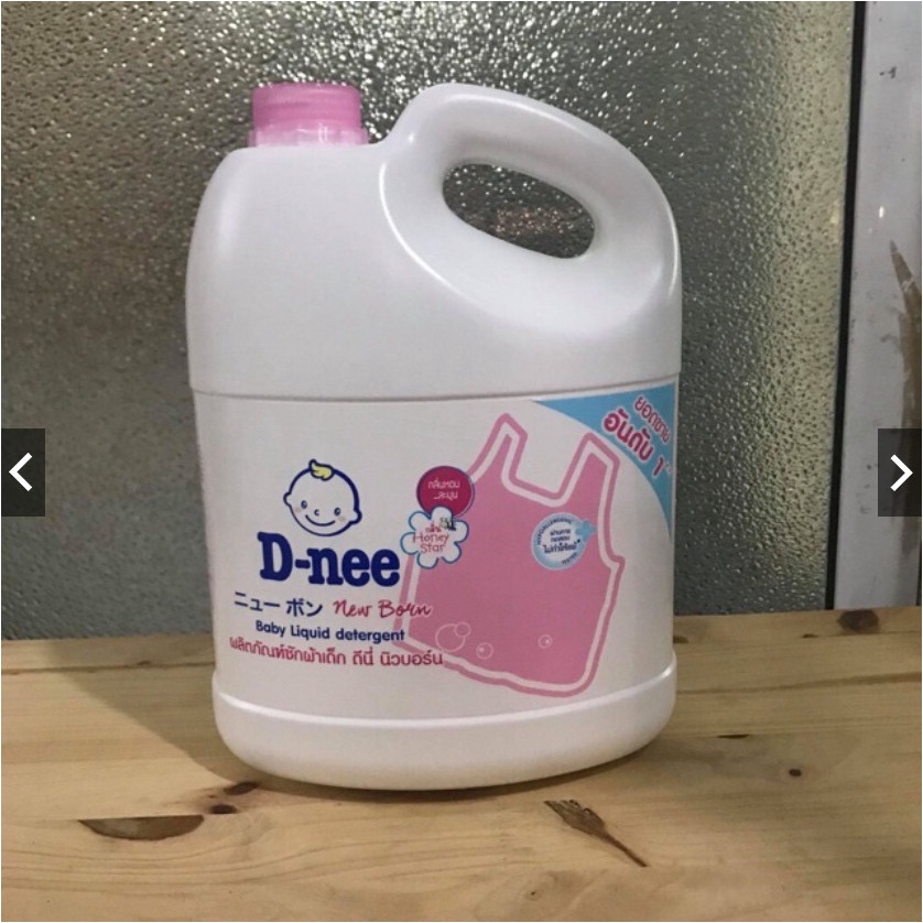 Nước giặt quần áo em bé Dnee 3000ml - Nước Giặt Xả Cho Trẻ Em an toàn, Chính hãng Công ty ! .