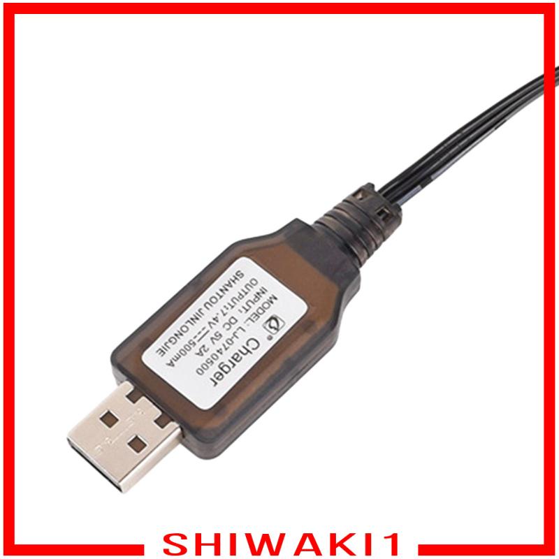 Cáp Sạc usb 7.4v 3 pin Có Đèn led Thông Dụng Cho Xe Hơi Xe Tải Đồ Chơi Điều Khiển Từ Xa
