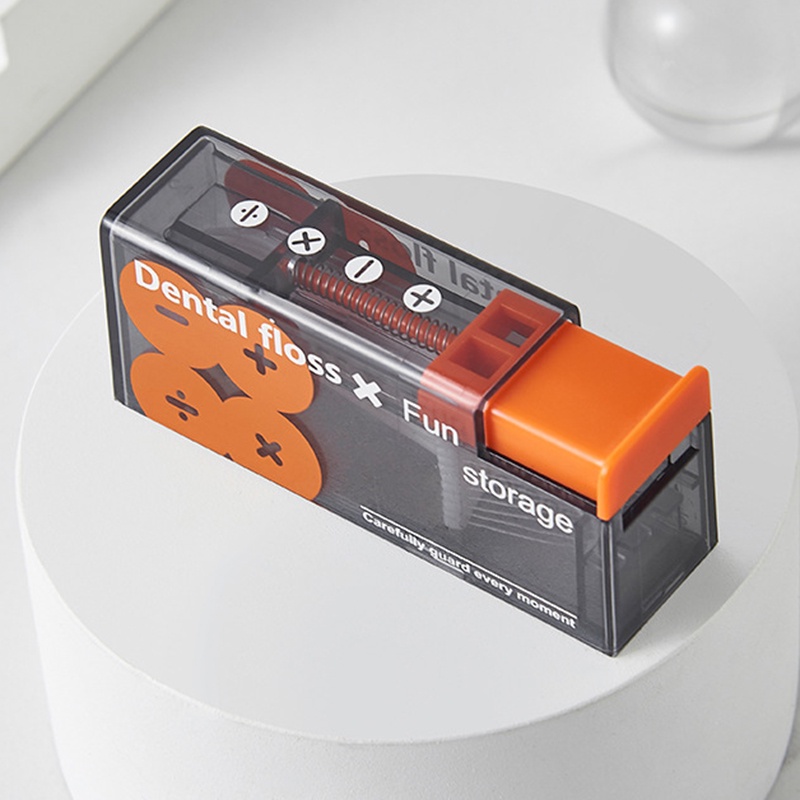 Bộ 10 Hộp Đựng Răng Tự Động Di Động Tiện Dụng Mang Theo Du Lịch YR