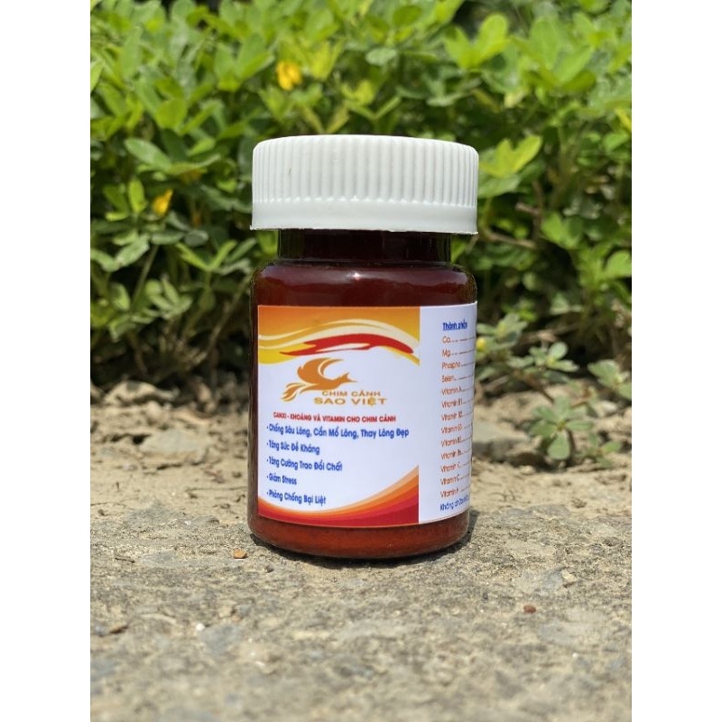 Vitamin Khoáng Cho Chim Cảnh cao cấp Sao Việt chĩnh hãng lọ 50gr Đại lý Kabosa