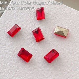Bộ 10 Hạt Đá 3d Lấp Lánh Đính Móng Tay charms