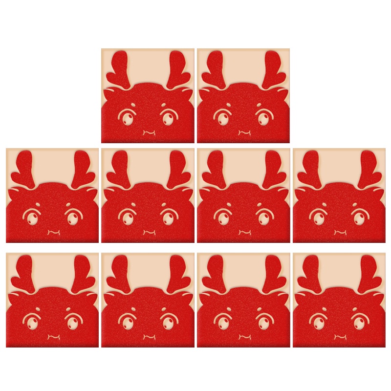 Set 10 Bao Lì Xì Đỏ May Mắn Cho Năm Mới 2024
