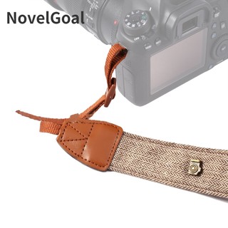 Novelgoal 30cps di động máy ảnh dây đeo vai cổ điển dây đeo dây 100% cotton dây đeo máy ảnh cho sony nikon canon olympus máy ảnh dslr