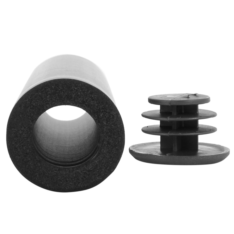 Vỏ Bọc Tay Lái Xe Đạp Leo Núi bmx mtb Bằng Silicon Siêu Nhẹ Màu Đen