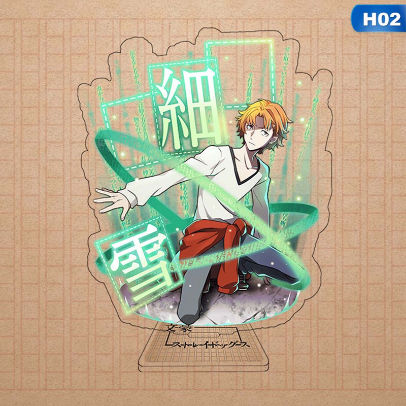 Giá đỡ gắn bảng hình nhân vật Bungou Stray Dogs Dazai Osamu bằng acrylic