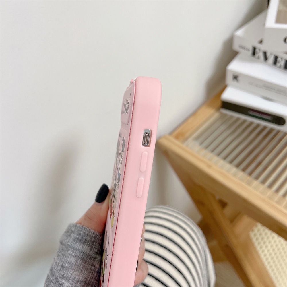 Ốp Điện Thoại Da Gập Gọn In Hình Cậu Bé Bút Chì shin chan Cho iphone 15 14 pro max 13 12promax