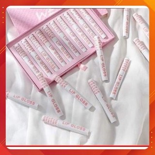 ( Mới)Set Son Kem Nhung Lì 10 Cây WETN LIP GLOSS Siêu Hot - Bộ Son Kem Lì 10 Cây WETN Hồng chống nước chính hãng