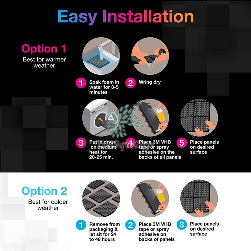 Set 5 Tấm Xốp Cách Âm Kích Thước 30x30x5cm Cho Phòng Thu Âm tv39qw2oyr