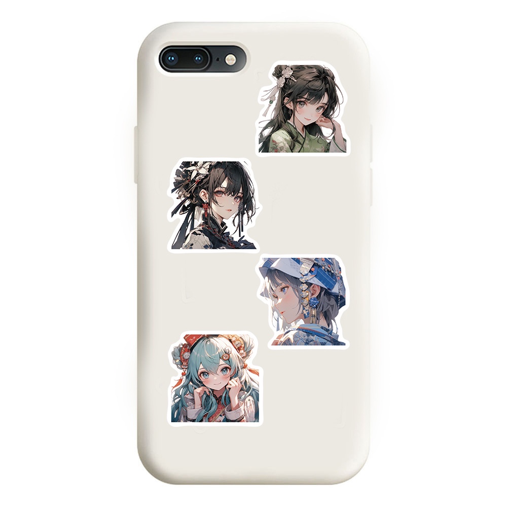 Bộ 50 Miếng Dán Hoạt Hình graffiti Chống Nước Trang Trí Mũ Bảo Hiểm / Bút Chì