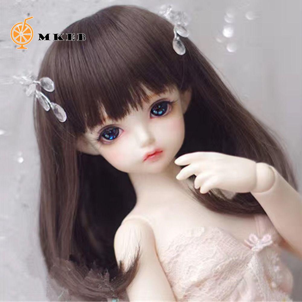 Mkeb Tóc Giả Kiểu Búp Bê bjd Tỉ Lệ 1 / 6