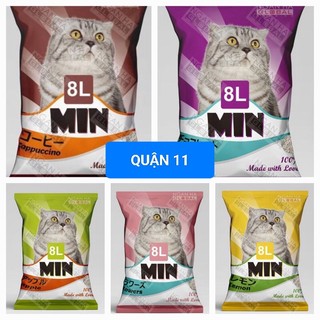 Tải 7 túi - cát min 8l - cát vệ sinh cho mèo