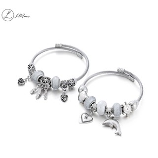  Luimo Vòng Tay Chuỗi Hạt Thủy Tinh Ngọc Trai Mặt Trăng Ngôi Sao Cá Tính Phong Cách Cổ Điển Cho Nữ pandora ch * Bán Chạy 