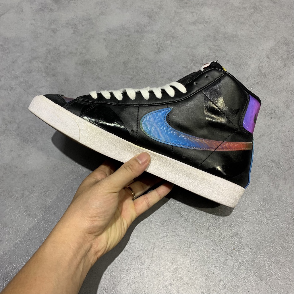 2hand giày N`ike Blazer Mid 77 Thermal Black Men's CZ8653-036 SIZE 42 P