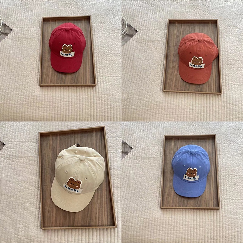 Mũ Lưỡi Trai Che Nắng Chống Gió Hình Vịt / Gấu Hoạt Hình Dễ Thương Cho Bé