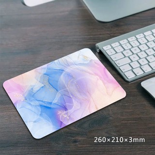 Colorful Marble Printed Gaming Mouse Pad[21CM*26CM]Exquisite Pattern Small Office Game Mouse Pad ZKEL
