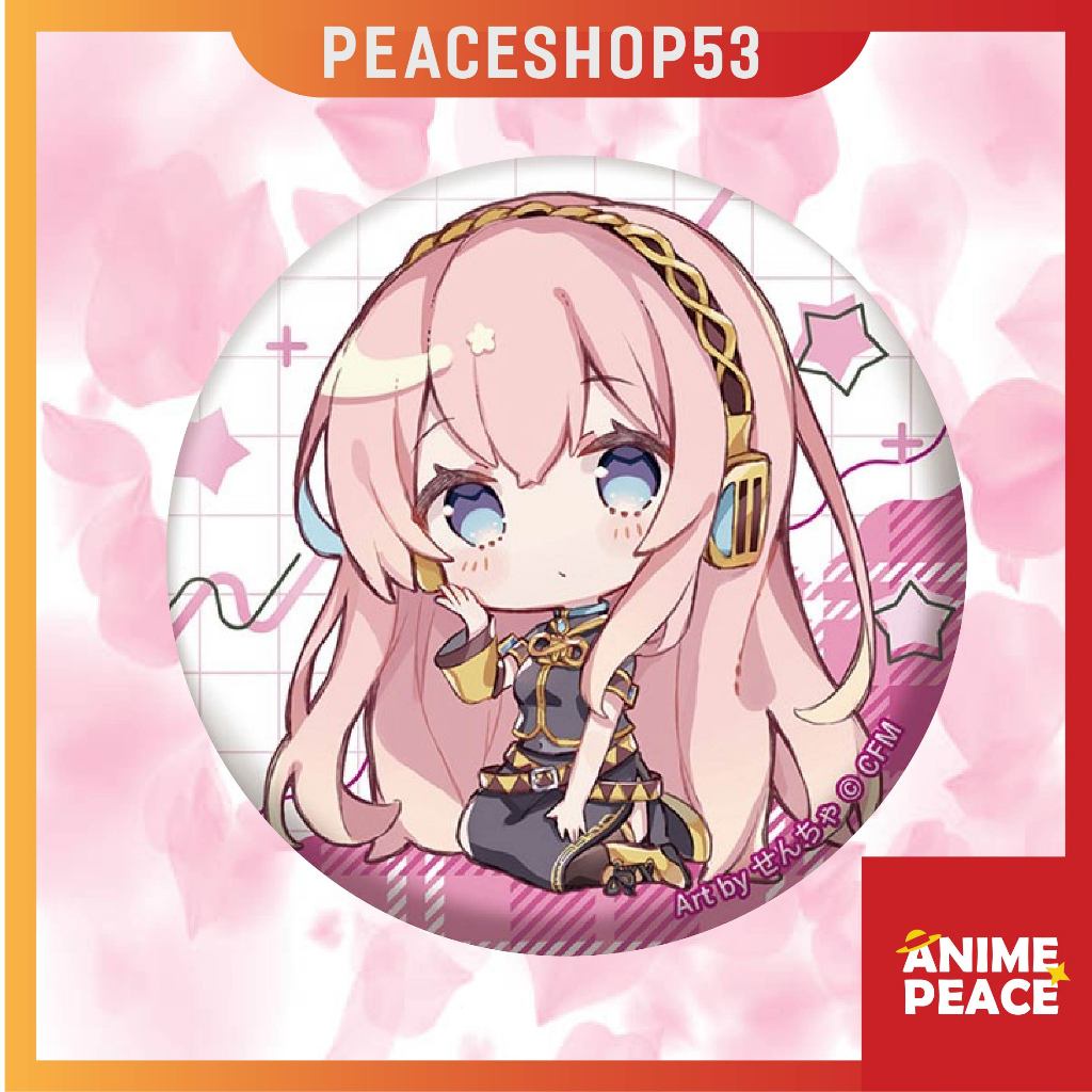 Huy hiệu Hatsune Miku Vocaloid Lấp Lánh Huy Hiệu Vocaloid Ver 10 Set Chibi HH69