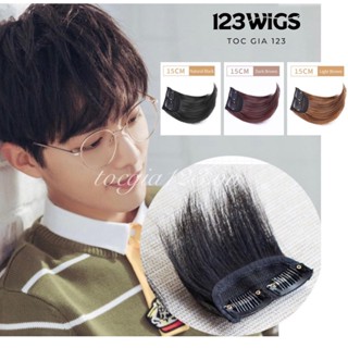 123WIGS - Tóc giả mái kẹp nam SM1004 (đủ màu)