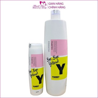 Dầu gội triệt ánh vàng Yunsey Bye-Bye Yellow Shampoo 1000ml