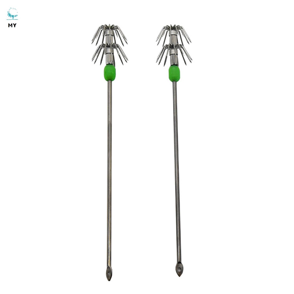 Bộ 10 Móc Câu Cá Hình Mực Phát Sáng