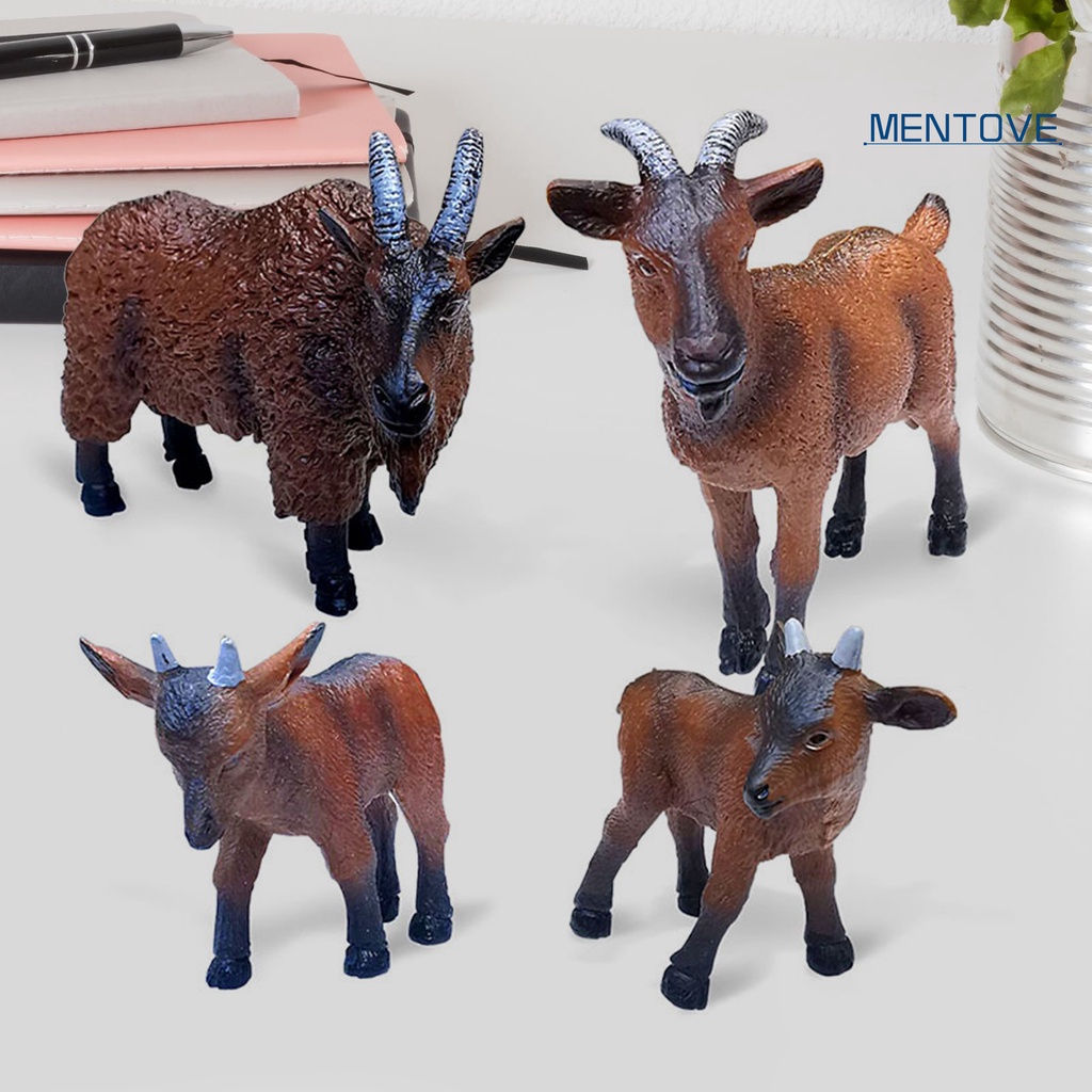 Mô Hình Con Dê / Dê Dễ Thương Chống Rơi Dùng Trang Trí Bàn Làm Việc