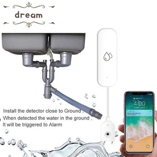 【DREAMLIFE】Easy Installation and Reliable Detection with a For Tuya Smart Water Leak Sensor