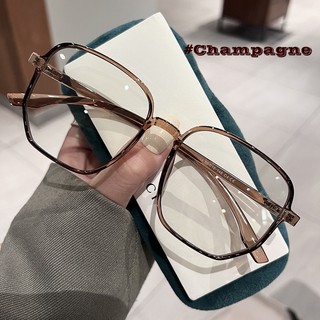Samjune Kính Siêu Nhẹ Nam Nữ Kính Mắt Hợp Thời Trang Kích Thước Lớn Khung Vuông Kính Mắt