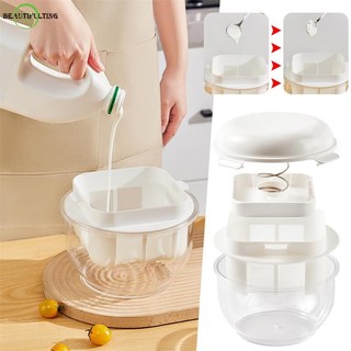Yogurt dụng cụ lọc sữa đậu nành / sữa đậu nành / trà sữa / sữa đậu nành nhiều ngăn có thể tái sử dụng