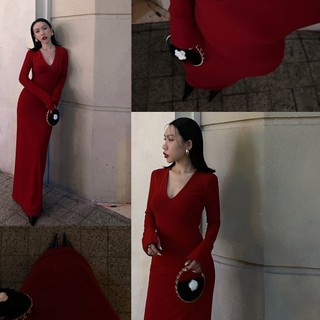 Đầm tay dài BASIC CHIBEL DRESS