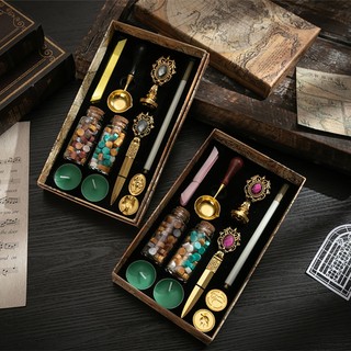 Bộ sáp đóng dấu phong cách retro