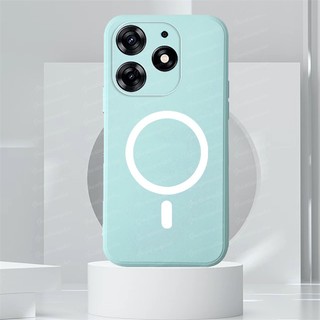 Ốp Điện Thoại Silicon TPU Màu Kẹo Từ Tính Cho Tecno Spark 20C BG7 / Spark 20 KJ5 / Spark 20 Pro KJ6