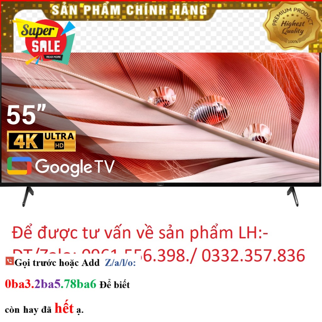 Hãng&gt; Smart Tivi Sony 55 Inch 4K UHD KD-55X80AJ &lt; Chính hãng BH:24 tháng tại nhà toàn quốc&gt;