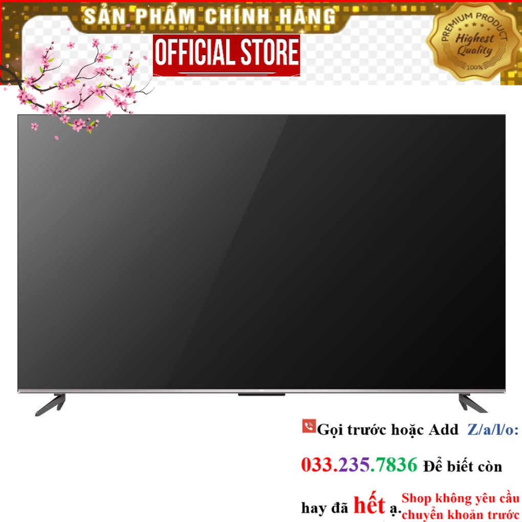 SALE> Google Tivi TCL 4K 55 inch 55P737 <