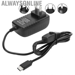 Alwaysonline Công tắc bật/tắt nguồn DC AC 5V 3A Type-C cho Raspberry Pi 4B
