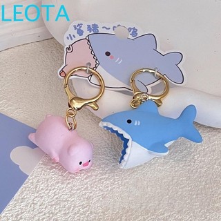  Leotakf Pig Móc Khóa Nhựa Tinh Thần Động Vật Cặp Đôi Mặt Dây Túi Phụ Kiện Trái Cây Hoạt Hình Ba Lô Móc Khóa Bé Gái 