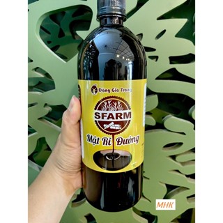 Mật Rỉ Đường SFARM chai 1L ~ 1.3KG ( Ủ phân hữu cơ , nuôi cấy vi sinh , dinh dưỡng thủy canh , cải tạo đất )