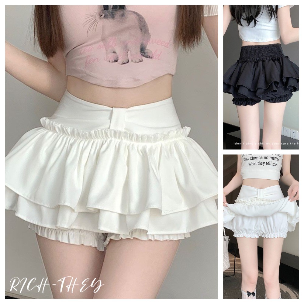 RICH-THEY Chân Váy Nữ Mùa Hè Mới Thời Trang Cao -Waist A -line Váy, Váy Bánh, Váy Phồng | BigBuy360 - bigbuy360.vn