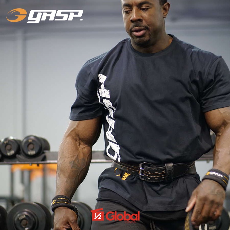 T Hợp Thời Trang Hàng Có Sẵn gasp Áo Thun cotton Nguyên Bản Tay Ngắn Dáng Rộng In Chữ Cơ Bắp Cỡ Lớn Thoải Mái Cho Nam